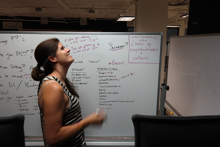 Searching Person searching through documents.