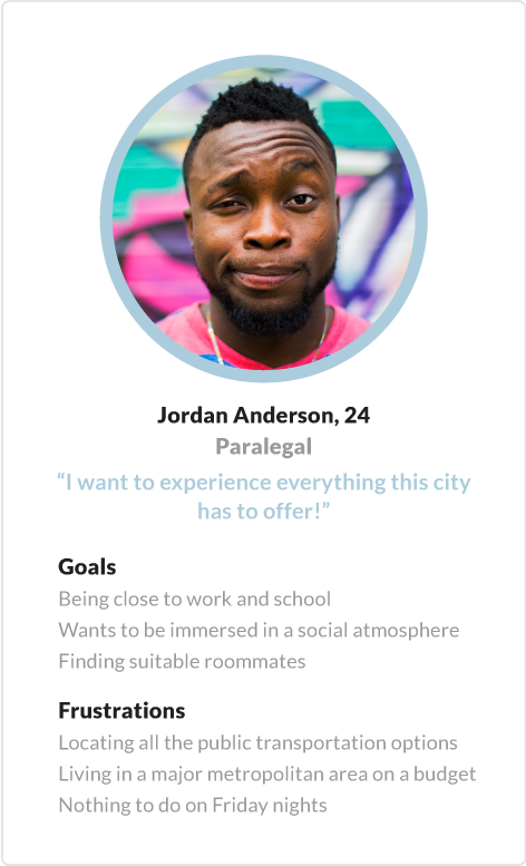 Persona Third user persona, Jordan