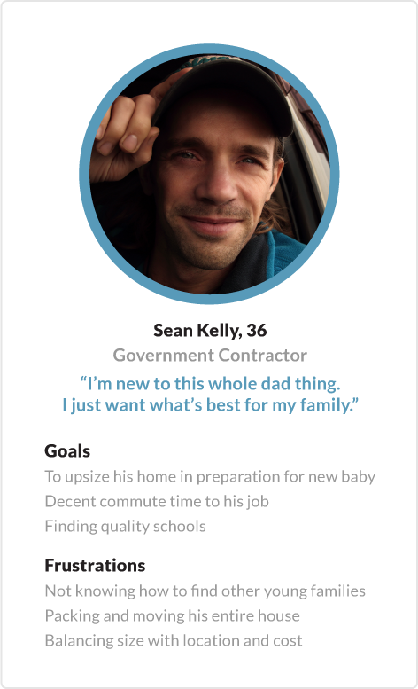 Persona First user persona, Sean